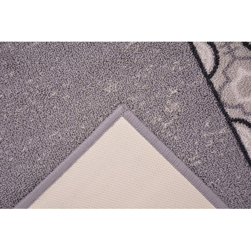 Purhome Trellis Bordered Slip Resistant Low Pile Runner Rug Wayfair